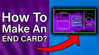 How To Make A SIMPLE End Screen In PHOTOSHOP For Youtube! | Season 3 Episode 6