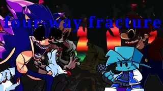 four-way fracture Beast sonic.exe amd mario.exe bf sings it but its (FNf sonic.exe FNF mario madness