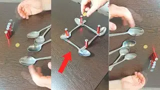 Этот трюк с монетой  удивит Вас . Проверка лайфхака из Тик Тока.