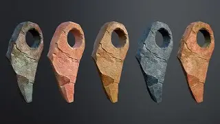 Unwrapping and texturing a rock in unfold3d and substance painter