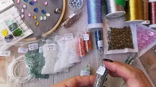 48. Unpacking and review of purchases from Aliexpress. The best materials for embroidery.