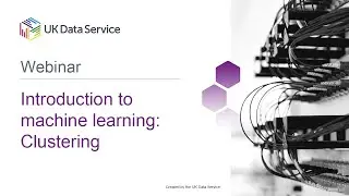 Introduction to machine learning: Clustering