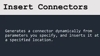 Insert Connectors: AutoCAD Electrical - HINDI
