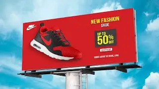 CorelDraw Tutorial-Shoes Billboard design