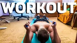 HARD WORK! HOME WORKOUT WITH EXPANDER!