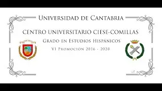 VÍDEO ORLA GRADO EN ESTUDIOS HISPÁNICOS 2016 2020. UNIVERSIDAD DE CANTABRIA
