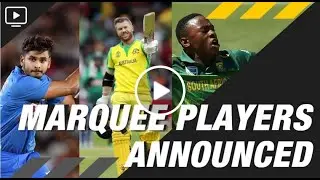List of Marquee Players Announced | Shreyas IYER to be the most expensive INDIAN player? | IPL