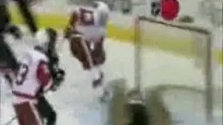 Tomas Holmstrom Goal off a Beautiful Pass from Pavel Datsyuk Detroit Red Wings vs Dallas Stars