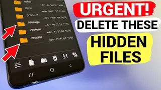 Delete These Hidden Files From Your Phone - They Take Up All Storage!