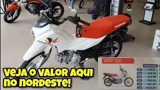 HONDA POP PREÇO ATUALIZADO AQUI NO NORDESTE