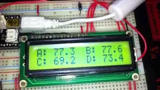 Auto Agric ( Arduino + Brightness, Temperature, Humidity, SoilMoisture)