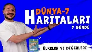 🌎DÜNYA ÜLKELER VE DİĞERLERİ HARİTA BİLGİSİ ÇALIŞMASI 📌2025 KAMP-7 (Kodlamalarla)