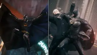 Unreal Engine Batman Arkham #22: Batman'89 Comic Suit and reworked 2023 Keaton Suit