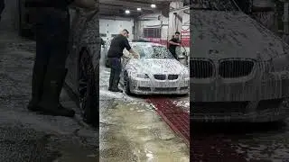 Мойка машины в Канаде за 32$ #бмв