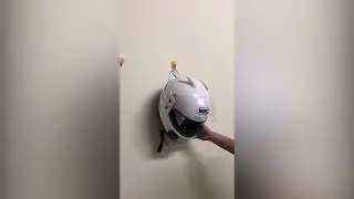 ✅ Very Easy - DIY helmet holder ❌ drilling ❌ nails