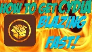 HOW TO INCREASE CYDIA SPEED! MUST WATCH