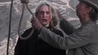 Hanging scene from a western movie