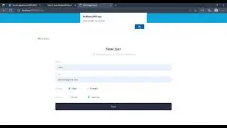 Crud Application ( User Management System) using Node, Express, MongoDB