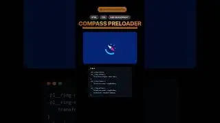 Compass Preloader animation using HTML and CSS  
