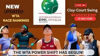 NEW WTA Race Rankings After Rome Open | Coco Gauff &  Svitolina Spark a NEW ERA in Women’s Tennis!