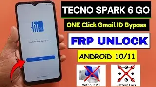 Tecno Spark 6 GO (KE5) Frp Bypass/Unlock Google Account Lock Without PC | Android 10/11