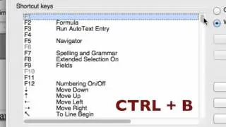 5. Making and Using Hot Keys/Shortcuts in OpenOffice Writer