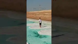 Secret place in Abu Dhabi (Long Salt Lake) #short