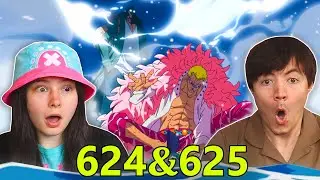 AOKIJI VS DOFLAMINGO ❄️🦩 One Piece Ep 624 & 625 REACTION & REVIEW