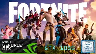 Fortnite Modo Rendimiento + GTX 1050 + I3 8100 + 16 GB RAM