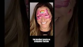 Want to learn how to paint butterflies? #facemakeup #facepainttutorials