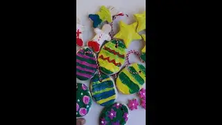 Salt dough Easter egg decorations
