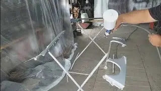 Покраска мелких деталей на Мерседес