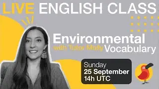 Cambly Live – Environmental Vocabulary