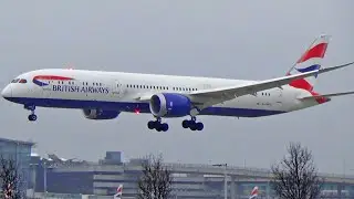 THISTLE HOTEL 09L | British Airways Boeing 787-9 DREAMLINER Landing at London Heathrow Airport