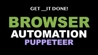 Browser Automation - Puppeteer NodeJS p.1