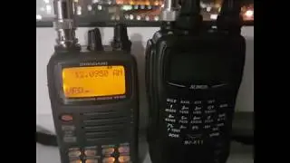 Alinco DJ-X11 & Yaesu VR-500 (AM 6-12 MHz)