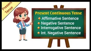 English Tense - Present continues tense | Present tense in Hindi | #english