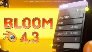 How to get back a Bloom effect in Blender 4.3
