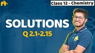 Solutions  | Class 12 Chemistry | NCERT Solutions | Chapter 2 | Q 2.1 to 2.15