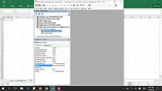 Visual Basic for Application (VBA) for Beginners- Part 1 of 3 How to Add Button