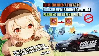 Elite Enemies Midsummer Island Adventure Artifacts Farming Route | Genshin Impact
