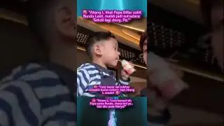 Abang L lihat papa Billar cubit Bunda Lesti, disuruh ulangi 