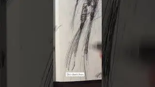 Как рисовать горнолыжный спорт 