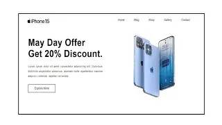 Mobile Shope Website Home Page  Design HTML CSS (Hindi) | Step By Step Design  | Satya Gyan A4