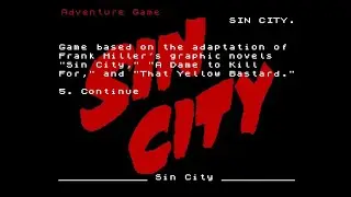 Sin City - Text Adventure Demo