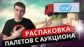 Распаковка Палетов в Америке\ Палет с аукциона\ Прибыль больше 2000$
