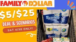 FAMILY DOLLAR couponing & deal for 4/30 Sat only!