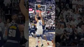 Karl-anthony towns makes a middy #nba #playoffs #nuggets #timberwolves #tough #champions #jumpshot