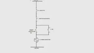 How to make control circuit of Direct On Line (DOL) starter