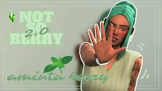 SIMS 4 NOT SO BERRY CHALLENGE 2.0 CREATE A SIM 💚💚 || Gen 1: Aminta Berry CC + Links